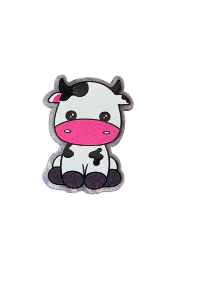 "Sitting Cow Cutie" Badge Reel