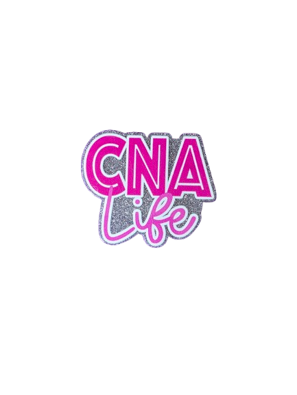 "CNA Life Glitter– Pink Edition" Badge Reel