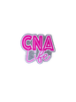 "CNA Life Glitter– Pink Edition" Badge Reel
