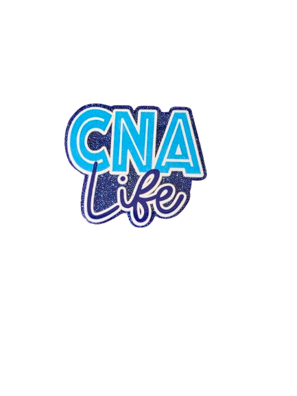 "CNA Life Glitter – Blue Edition" Badge Reel