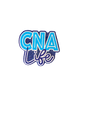 "CNA Life Glitter – Blue Edition" Badge Reel