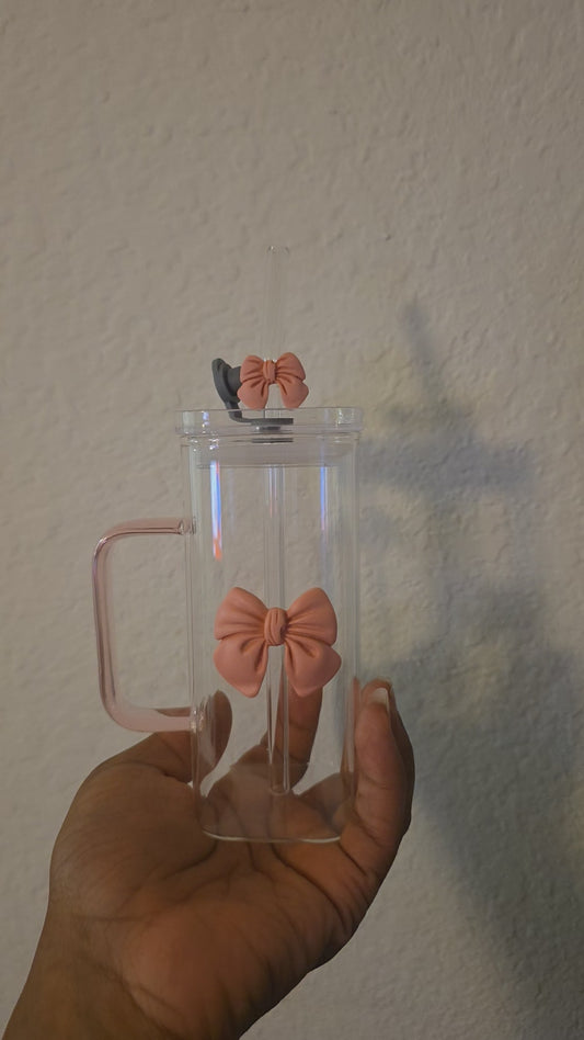 “Blessed & Boujee” Glass Cup